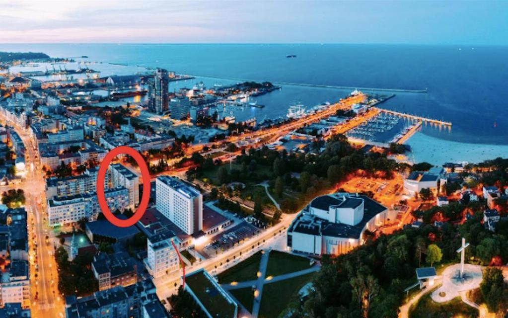 9Th Floor Skwer Kosciuszki Z Widokiem Na Morze Apartment กดิเนีย ภายนอก รูปภาพ